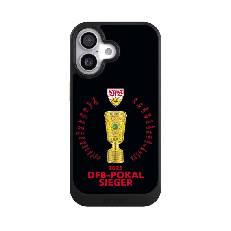 iPhone 17 NIVOcore VfB DFB-Pokal Sieger Schwarz