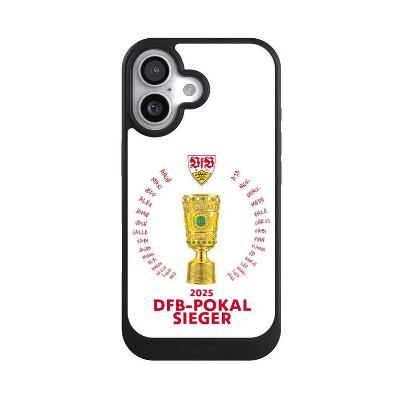 iPhone 17 NIVOcore VfB DFB-Pokal Sieger Weiß