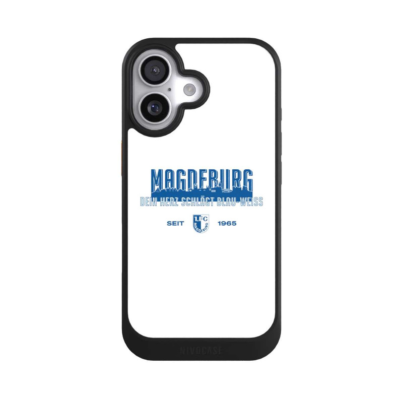 iPhone 17 NIVOcore 1. FC Magdeburg Dein Herz Schlägt Blau Weiß
