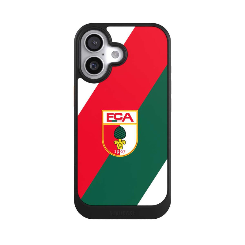 iPhone 17 NIVOcore FC Augsburg Logo Rot Grün