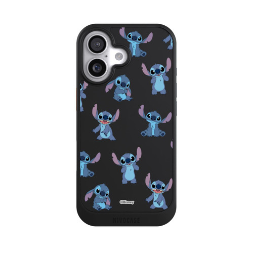 Apple iPhone 17 NIVOcore Stitch Faces Pattern Transparent