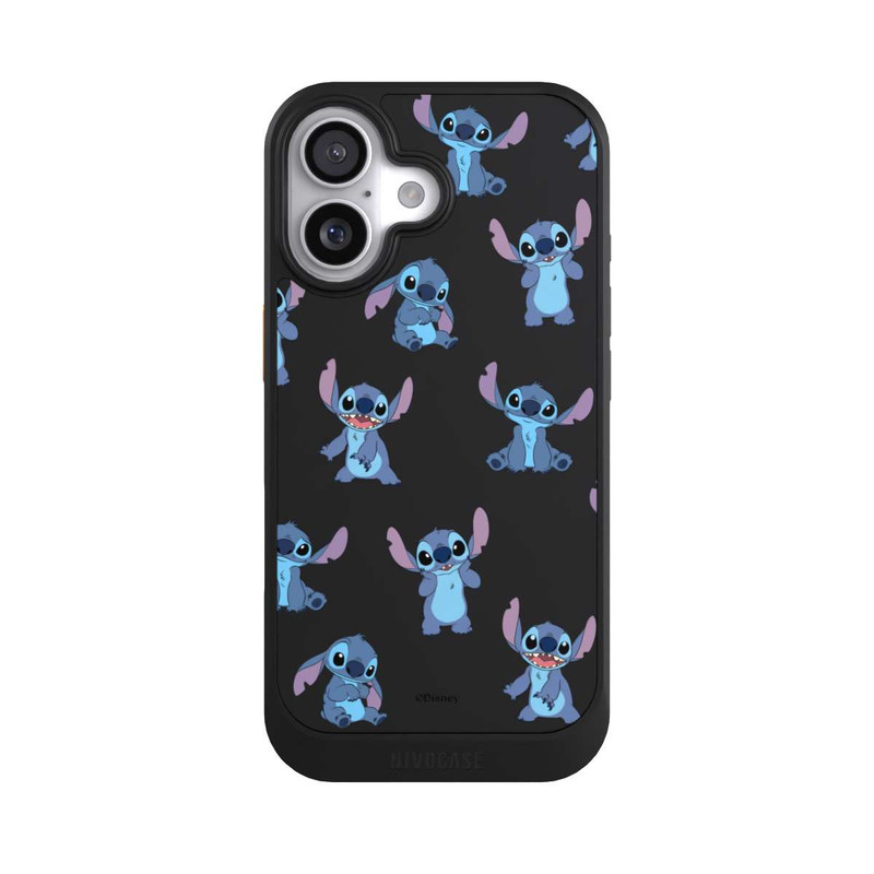 iPhone 17 NIVOcore Stitch Faces Pattern Transparent