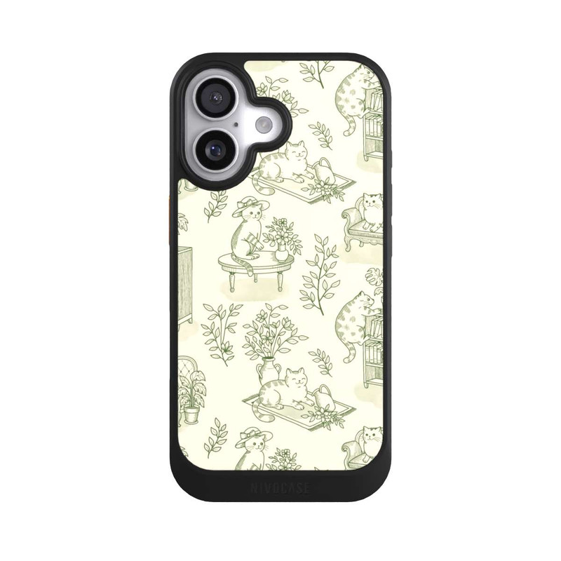 iPhone 17 NIVOcore Chonky Cats Toile de Jouy