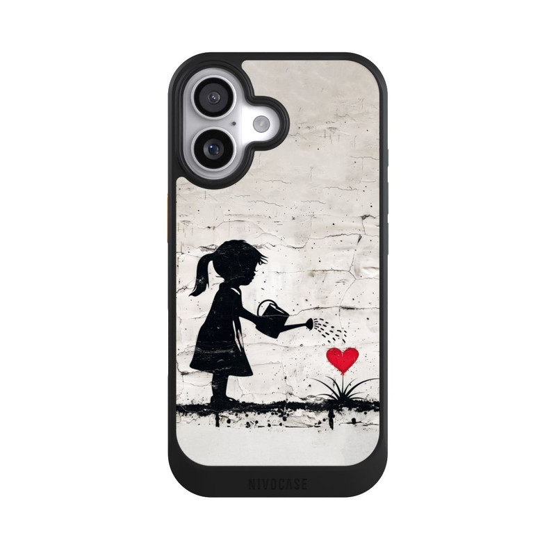iPhone 17 NIVOcore Girl Watering Bunch of Flowers 