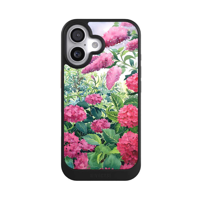 iPhone 17 NIVOcore Garden Hydrangeas and Buddleia by Christopher Ryland