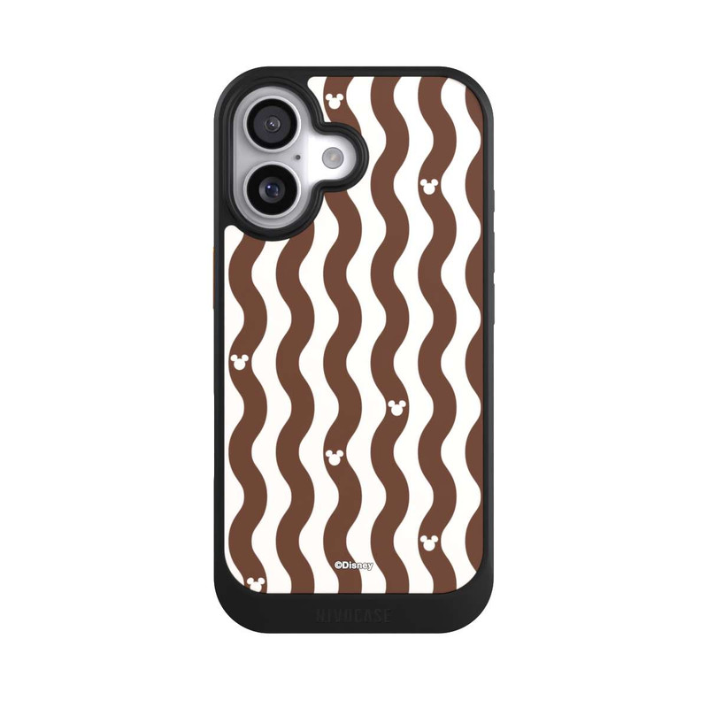 iPhone 17 NIVOcore Mickey Mouse Brown Pattern Waves