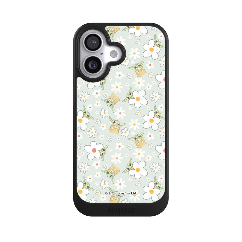 iPhone 17 NIVOcore Baby Yoda Flower Pattern