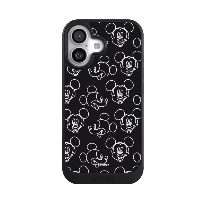 iPhone 17 NIVOcore Disney Mickey Muster Schwarz