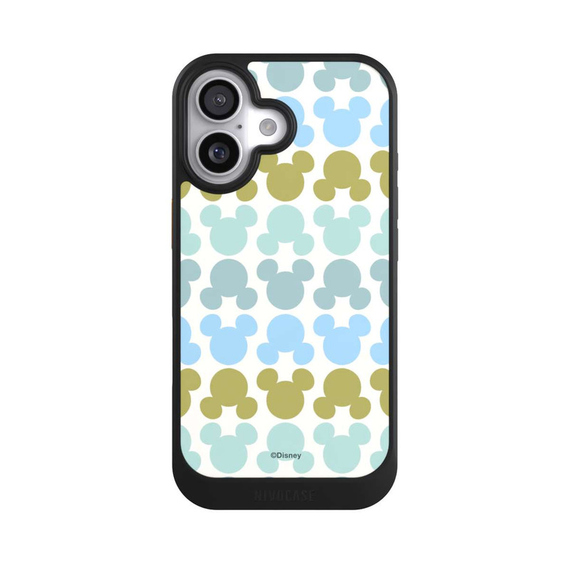 iPhone 17 NIVOcore Disney Mickey Icon Pattern Green and Blue