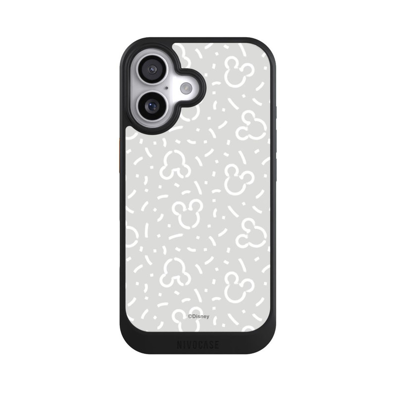 iPhone 17 NIVOcore Disney Mickey Icon Pattern Grey