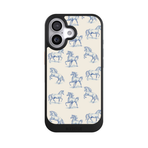  NIVOcore Horses Pattern Toile de Jouy mit KI