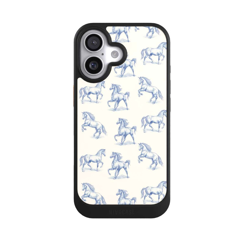 iPhone 17 NIVOcore Horses Pattern Toile de Jouy mit KI
