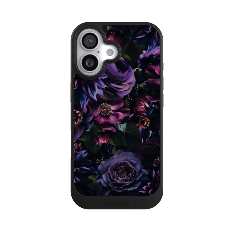 iPhone 17 NIVOcore Dunkle Lila Blüten 