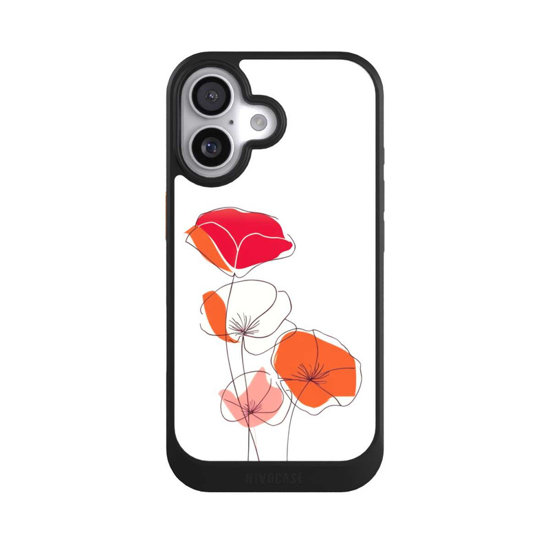 iPhone 17 NIVOcore Poppies Line Art
