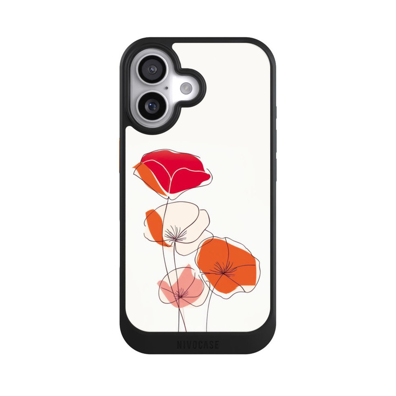 iPhone 17 NIVOcore Poppies Line Art
