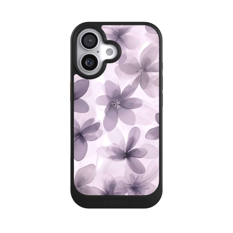 iPhone 17 NIVOcore Fliederfarbenes Blumenmuster mit KI