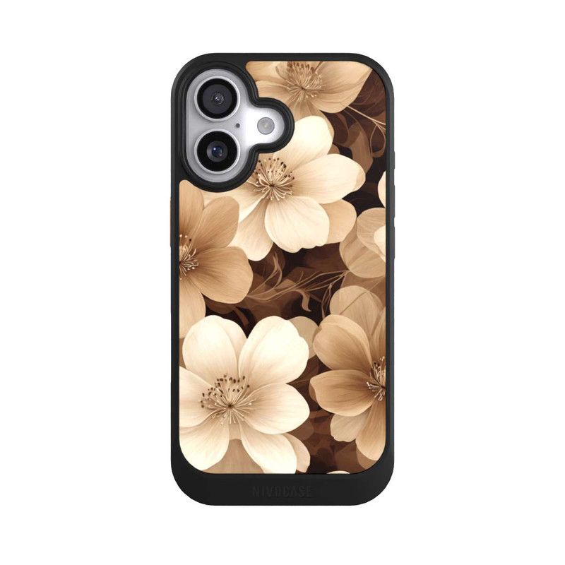 iPhone 17 NIVOcore Naturfarbene Negativblumen mit KI