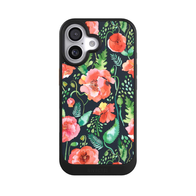iPhone 17 NIVOcore Poppies Dark Wilderness