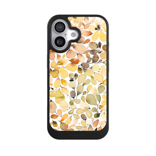 Apple iPhone 17 NIVOcore Eukalyptus Aquarellblätter Braun Herbst