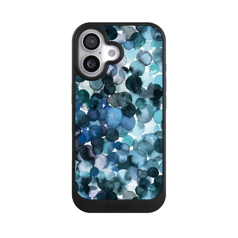 iPhone 17 NIVOcore Blätterzauber Blau