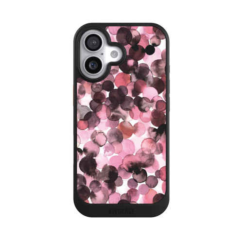 Apple iPhone 17 NIVOcore Purple Dots Watercolor