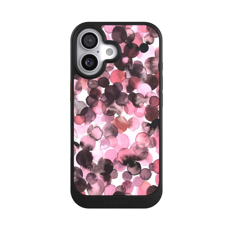 iPhone 17 NIVOcore Purple Dots Watercolor