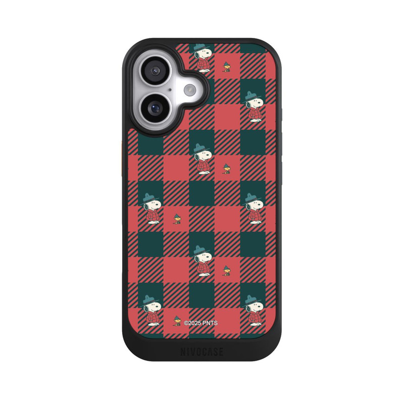 iPhone 17 NIVOcore Peanuts Red Tartan Pattern