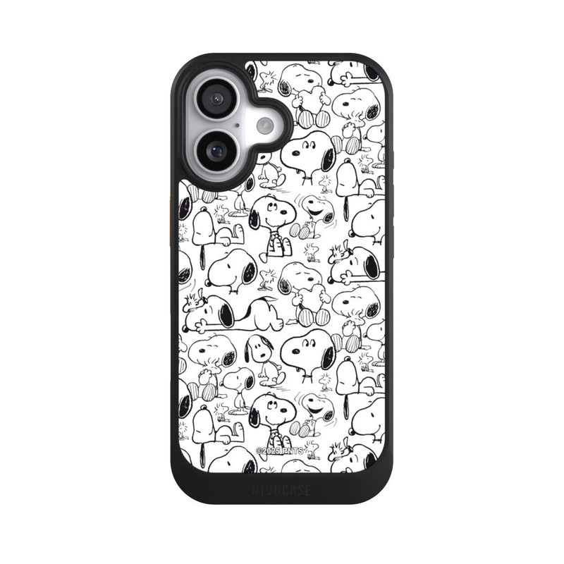 iPhone 17 NIVOcore Classic Snoopy Pattern White