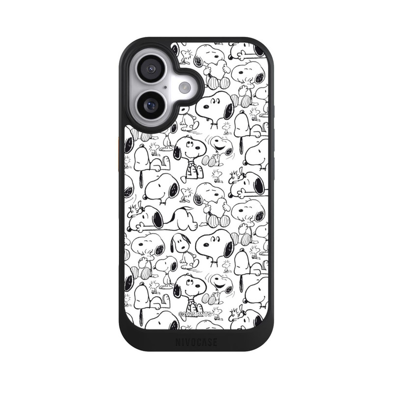 iPhone 17 NIVOcore Classic Snoopy Pattern White