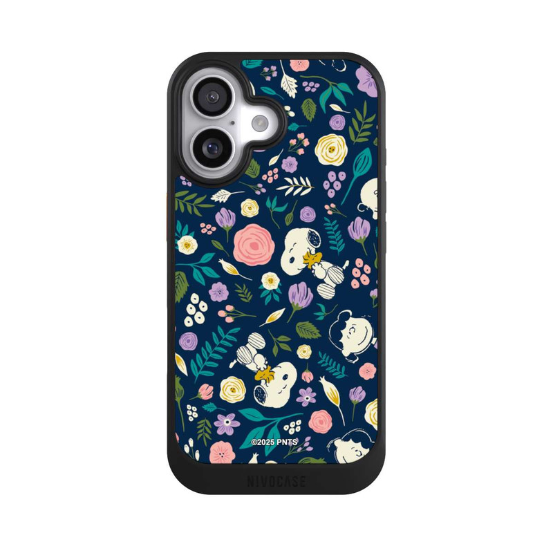 iPhone 17 NIVOcore Peanuts Dark Flower Pattern
