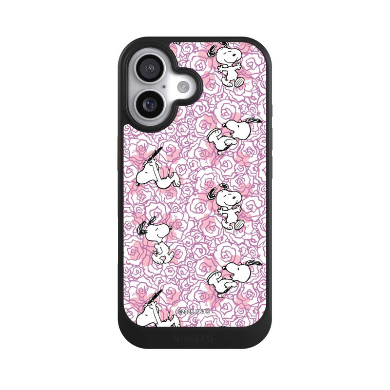 iPhone 17 NIVOcore Peanuts Pink Roses Pattern