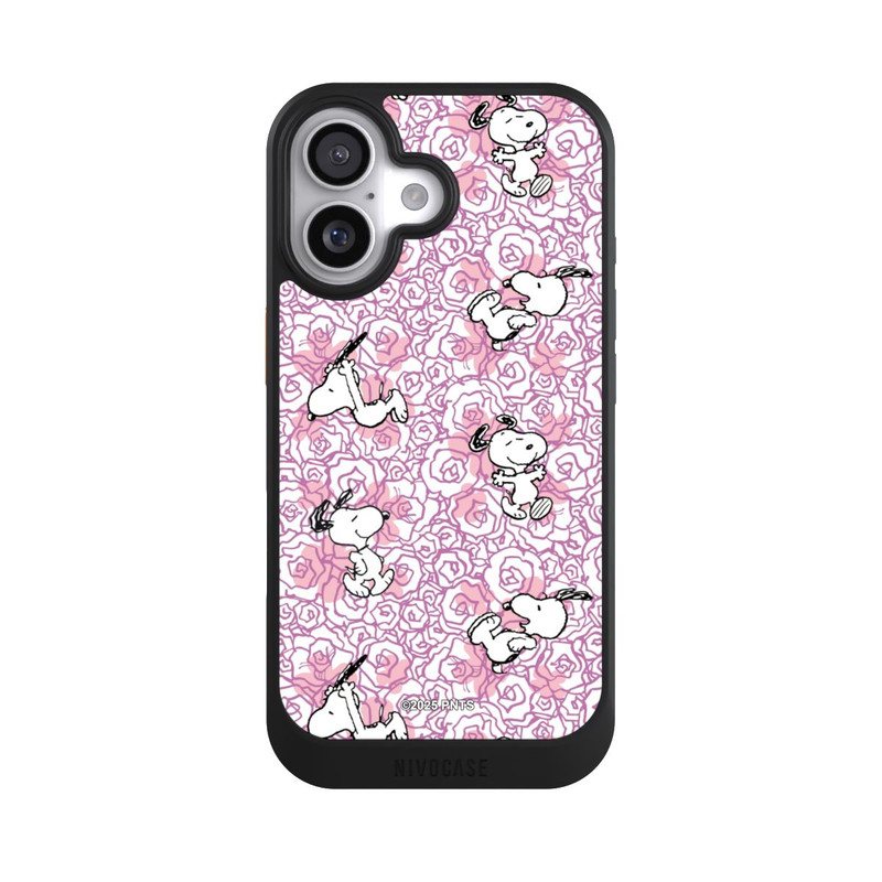 iPhone 17 NIVOcore Peanuts Pink Roses Pattern