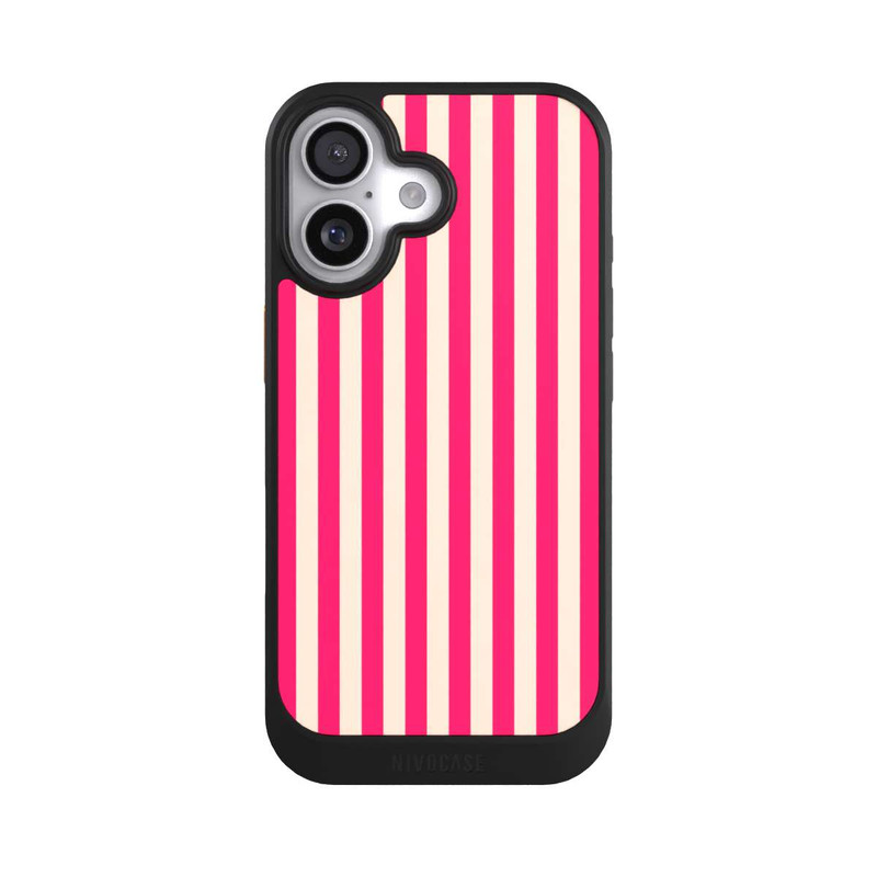 iPhone 17 NIVOcore Stripes Red Popcorn Look