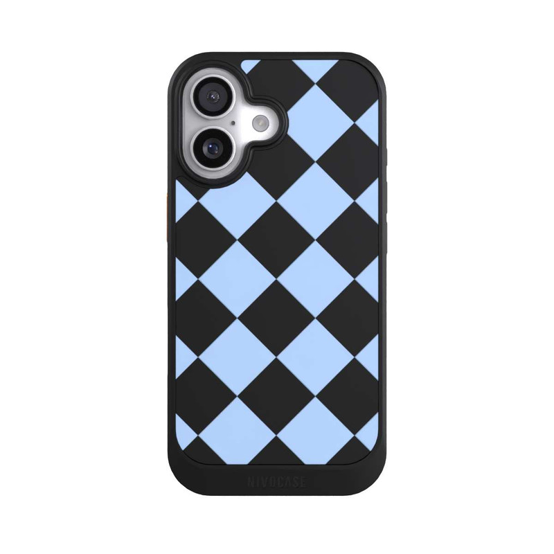 iPhone 17 NIVOcore Raute Babyblau ohne Hintergrund