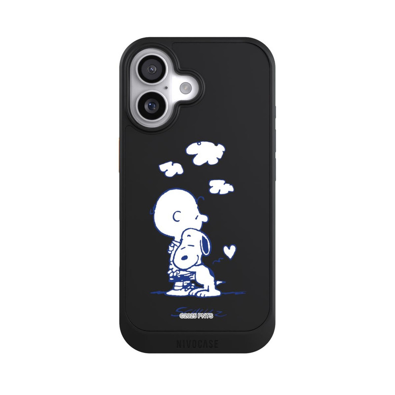 iPhone 17 NIVOcore Peanuts Charlie Brown Snoopy Hug Transparent