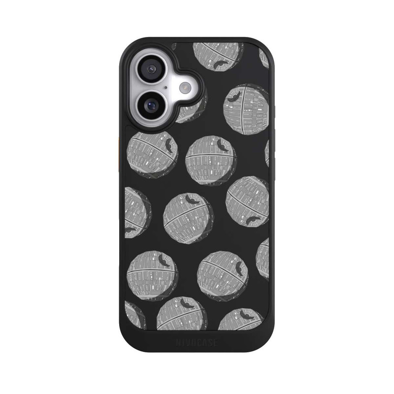 iPhone 17 NIVOcore death-star-pattern-transparent