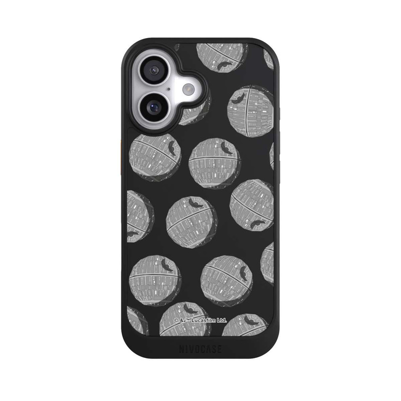 iPhone 17 NIVOcore death-star-pattern-transparent