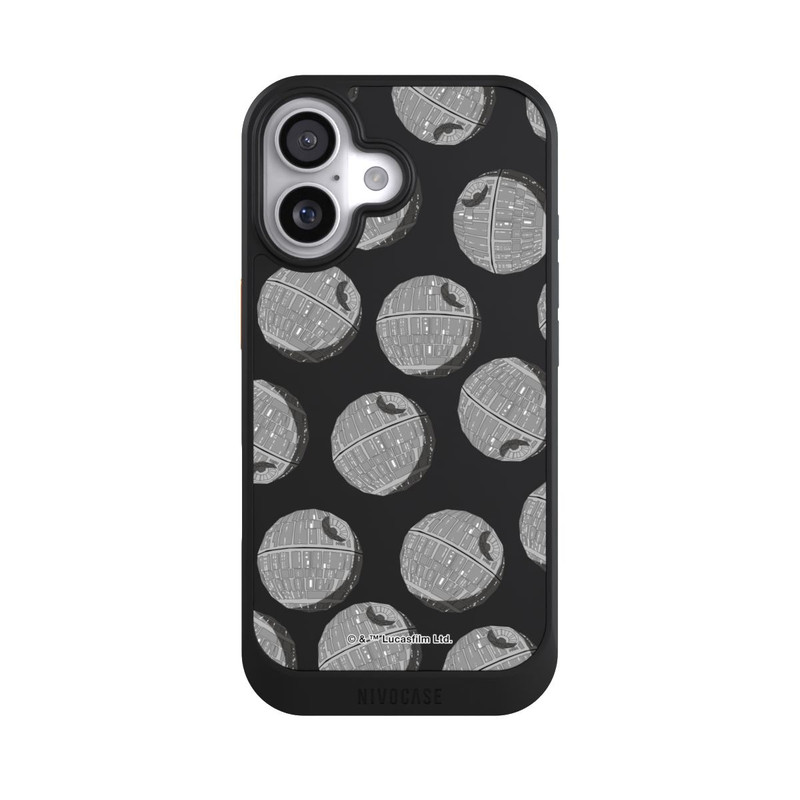 iPhone 17 NIVOcore death-star-pattern-transparent