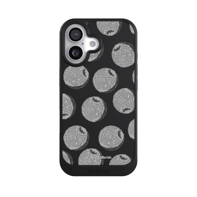 iPhone 17 NIVOcore death-star-pattern-transparent