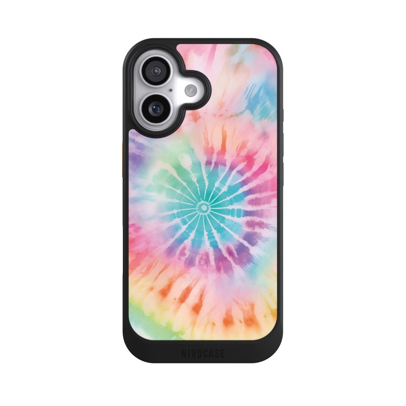 iPhone 17 NIVOcore Rainbow Color Tie Dye 