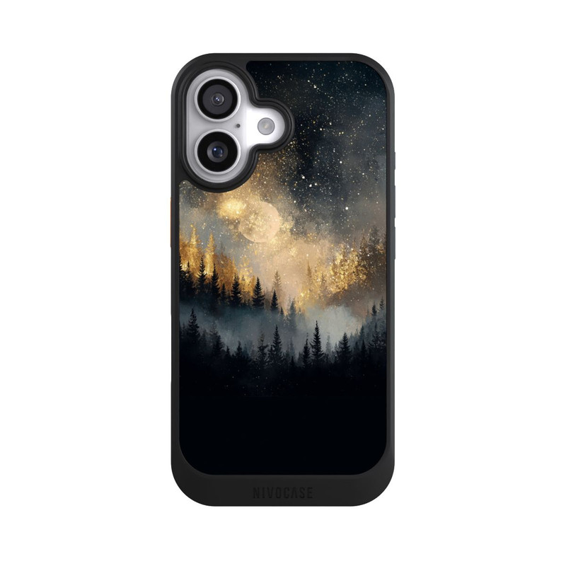 iPhone 17 NIVOcore nächtlicher Wald
