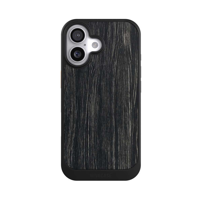 iPhone 17 NIVOcore Dunkle Holzstruktur