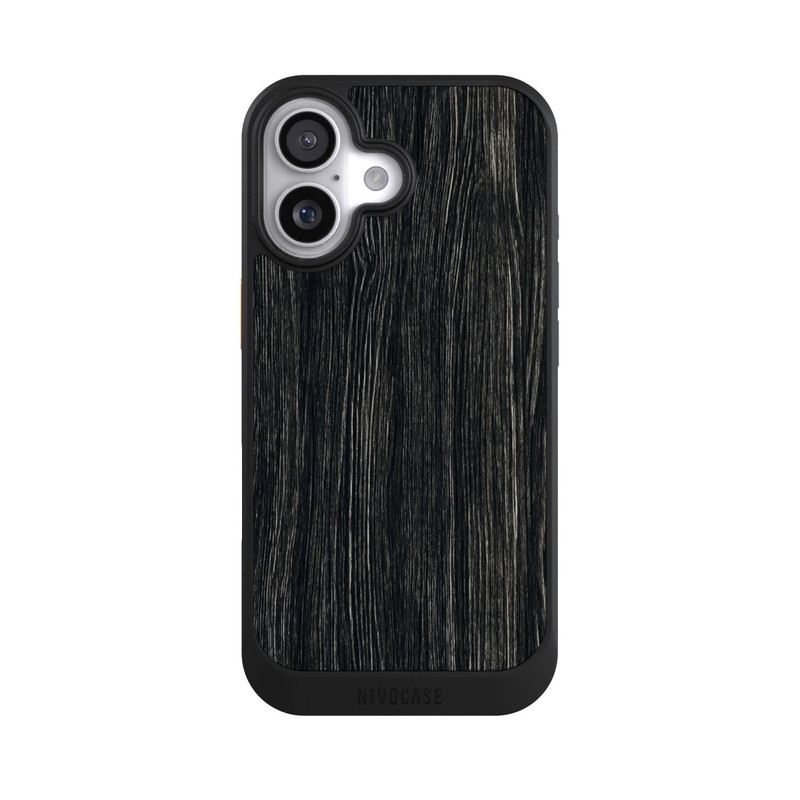 iPhone 17 NIVOcore Dark Wood Texture