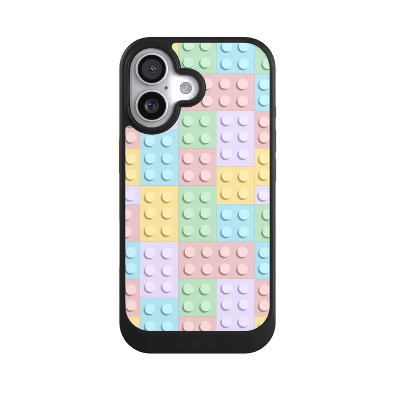iPhone 17 NIVOcore Modèle de blocs colorés