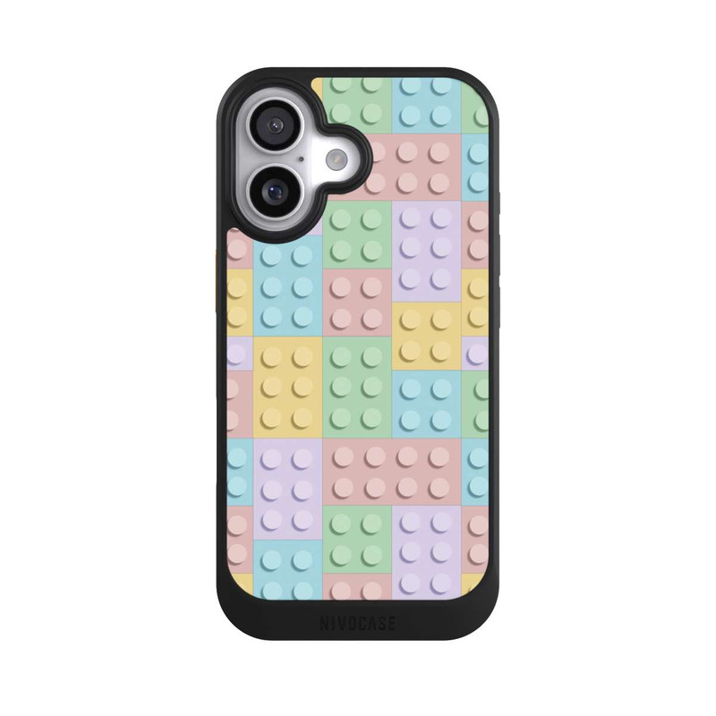 iPhone 17 NIVOcore Buntes Blockmuster