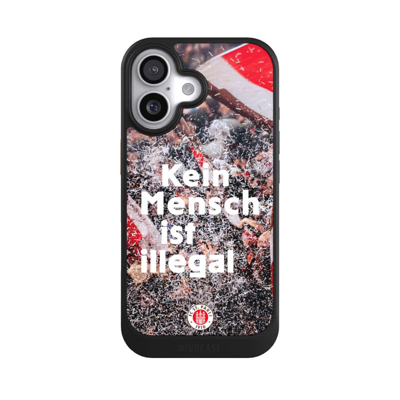 iPhone 17 NIVOcore FC St. Pauli Kein Mensch ist illegal