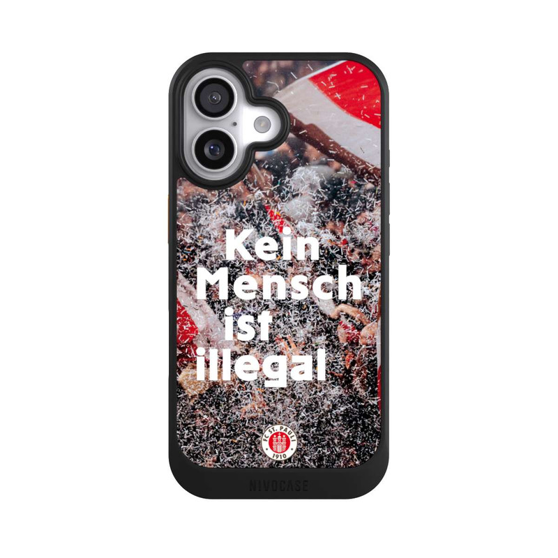 iPhone 17 NIVOcore FC St. Pauli Kein Mensch ist illegal