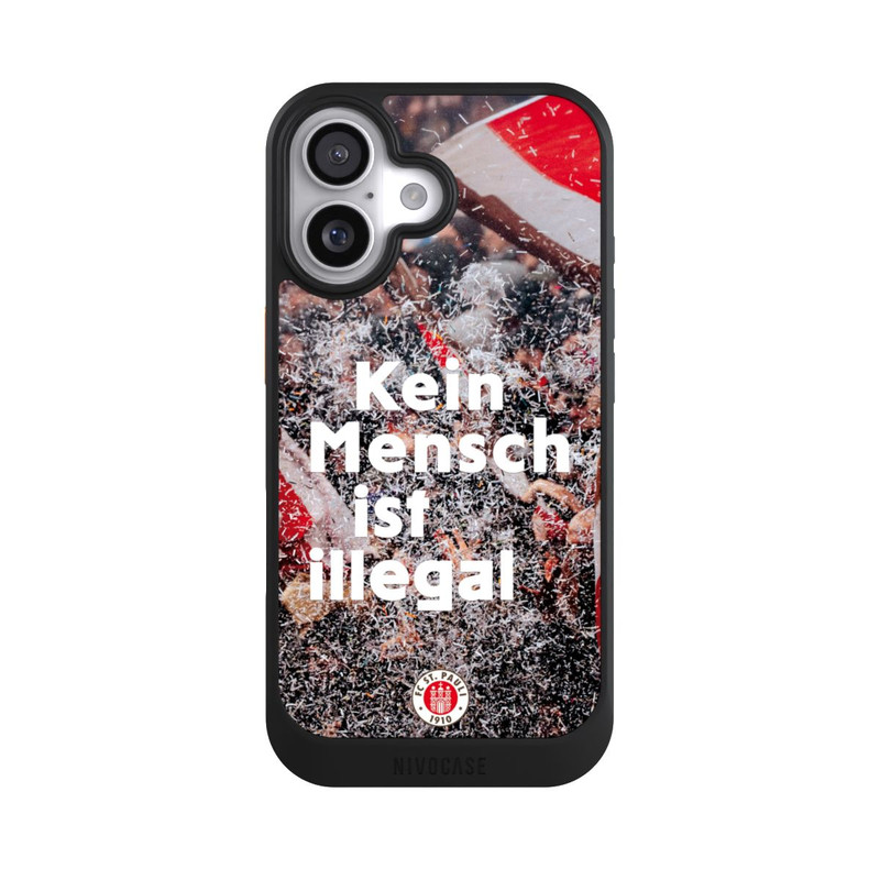 iPhone 17 NIVOcore FC St. Pauli Kein Mensch ist illegal