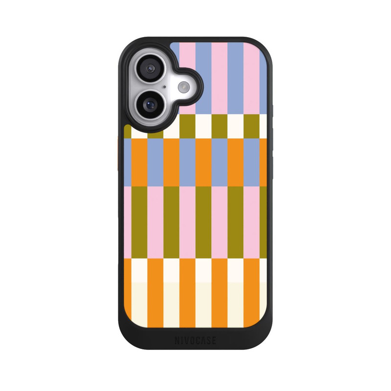 iPhone 17 NIVOcore Thème à Carreaux Colorés et Audacieux