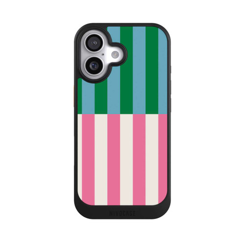  NIVOcore Motif Rayé Vert Rose